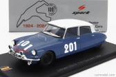 Spark-model Citroen Ds19 N 201 24h Spa 1964 Guy Verrier - Alain Bertaut 1:43 Modrá Bílá