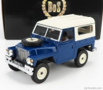 Bos-models Land rover Land 90 Ii Series Lightweight Soft-top Closed 1973 1:18 Blue White