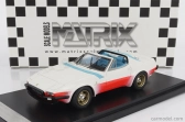 Matrix modely v mierke Ferrari 365 Gtb/4 Nart Spider Open Michelotti Press 1974 1:43 Biela červená