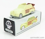 Officina-942 Fiat 1100 E Cabriolet Open Venilia Carrozzeria Savio 1949 1:76 Svetložlté drevo