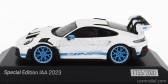 Spark-model Porsche 911 992 Gt3 Rs Iaa Monaco 2023 1:43 Bílá Modrá