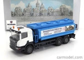Brekina plast Scania P124.860 Tanker Truck Brennstoff Heizen Von 3-assi 1988 1:87 Modrá biela