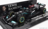 Minichamps Mercedes gp F1 W12 Mercedes M12 Eq Power+ Team Amg Petronas Motorsport Formula One N 44 Winner Qatar Gp 2021 Lewis Hamilton 1:43 Black Green