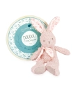 Doudou Ružový plyšový králik z organickej bavlny 25 cm