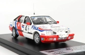Trofeu Ford england Sierra Xr 4x4 Team Fina (night Version) N 4 Boucles De Spa 1988 M.lovell - T.herryman 1:43 Bílá Červená Modrá