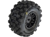Pro-Line kolo 1:16, pneu Badlands MX, disk černý H12mm (4): Mojave Grom