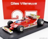 Brumm Ferrari F1  312t4 N 12 Monaco Gp 1979 Gilles Villeneuve - With Driver Figure 1:43 Red
