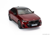 Minichamps BMW 5-series I5 M50 (g60) 2023 1:18 Rosso Fuoco - Červený Met