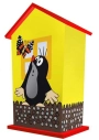 Dřevěná pokladnička Krtek