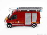 Edicola Renault Master Van Secours D'urgence Hasičské auto 2003 1:43 Červená Biela Strieborná