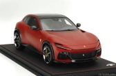 Bbr-models Ferrari Purosangue Suv Panoramic Roof 2022 - Con Vetrina - With Showcase 1:18 Rosso F1-75 - Matná Červená