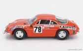 Trofeu Renault Alpine A110 N 78 Rally Montecarlo 1975 F.von Der Leyen - P.diekmann 1:43 Tmavě Oranžová