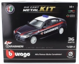 Bburago Alfa Romeo Giulia Carabinieri 2016 1:24