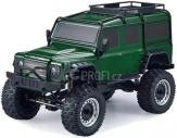 BAZAR - RC crawler Double E Defender, zelená + náhradní baterie