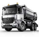 RC celokovový sklápěč S-idee Mercedes-Benz Arocs, šedá