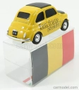 Brumm Fiat 500 Brums Belgio - Volle Petrole ! 2018 1:43 Žltá