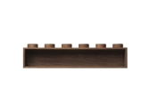 Drevený stojan na knihy LEGO Wood tmavý dub