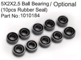 HBP240366 - (1010184) 5X2X2.5 Ball Bearing ( 10pcs Rubber Seal )