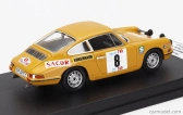 Trofeu Porsche 911s Coupe (nočná verzia) N 8 3rd Rally Tap 1970 Bjorn Waldegaard - Hans Thorszelius 1:43 Žltá