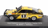 Cmr Opel Kadett C Coupe (night Version) Team Opel Euro Handler N 9 Rally East African Safari 1976 Walter Rohrl - Claes Billstam 1:43 Žlutá Černá