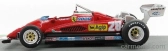 Edicola Ferrari F1 126c2 N 28 Monza Italy Gp 1982 Mario Andretti 1:43, červená