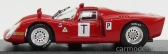 Best-model Alfa romeo 33.2 Le Mans Test 1968 Bianchi - Zeccoli - Grosselin - Trosch 1:43 Red