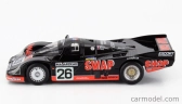 Spark-model Porsche 956 2.6l Twin Turbo Team Henn S T-bird Swap Shop N 26 2nd 24h Le Mans 1984 Jean Rondeau - John Paul Jr. 1:64 Black Red
