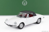Turistické modely áut Alfa romeo Duetto Spider 1600 Coda Tonda 1966 1:18 Biela čierna