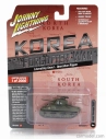 Johnny lightning Tank M4a3 Sherman Military Korea 1944 1:64 Vojenská zelená