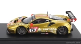 Looksmart Ferrari 488 Gt3 Evo 3.9l Turbo V8 Team Octane126 Serliana N 26 Pole Position 24h Nurburgring 2022 Bjorn Grossmann - Jonathan Hirschi - Luca Ludwig - Simon Trummer 1:43 Gold Met
