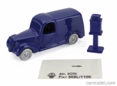 Officina-942 Fiat 508 C/1100 Van Furgone Viberti Posta Aerea 1938 1:76 Blue