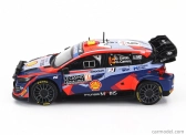 Ixo-models Hyundai I20 N Rally1 Team Shell Mobis Wrt (nočná verzia) N 6 7th Rally Montecarlo 2023 Dani Sordo - Candido Carrera 1:43 2 Tones Blue Red