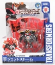 Takara-tomy Takara-tomy Transformers Adventure Tmc01 Jet Storm Cm. 5.5 1:64 Černá Žlutá