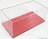 Vetrina display box Vetrina display box Red Base - Base Rossa - Lungh.lenght Cm 23.6 X Largh.width Cm 12.5 X Alt.height Cm 10 (altezza Interna Cm 8.1) 1:24 Plastic Display