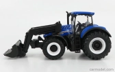 Bburago New holland T7.315 Tractor With Front Loader Scraper 2018 1:50 Blue
