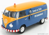 Schuco Volkswagen T1b Van Vw-kundendienst 1962 1:32 Modrá žltá