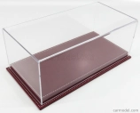 Atlantic Vetrina display box Molhouse Base In Pelle - Leather Base Bordeaux - Lungh.lenght Cm 32.5 X Largh.width Cm 16.5 X Alt.height Cm 12.5 (altezza Interna 10.6 Cm ) 1:18 Plastový Displej