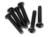 Button Head Screw M5X30Mm (Hex Socket/6Pcs)
