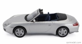 Edicola Porsche 911 996 Carrera Cabriolet Spider 2001 1:43 Silver
