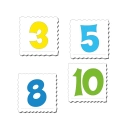 Larsen Vzdelávacie puzzle Čísla 1-10 10 dielikov