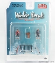 American diorama Figures Set 4x Winter Break 1:64 Různé