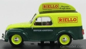 Edicola Fiat 500c Furgoncino Van Riello 1959 1:43 Zelenožltá