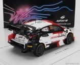 Spark-model Toyota Yaris Gr Hybrid Rally1 Team Toyota Gazoo Racing Wrt N 33 Winner Rally Japan 2023 Elfyn Evans - Scott Martin 1:43 Biela červená čierna
