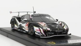Looksmart Ferrari 488 Gte Iron Lynx Team N 80 3rd Gte-am Class 24h Le Mans 2021 Matteo Cressoni - Callum Ilott - Rino Mastronardi 1:43 Matná čierna biela