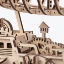 RoboTime 3D drevené mechanické puzzle Fantastická vzducholoď
