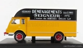 Edicola Renault 2.5t. Nákladný automobil Van Fourgon Demenagement Seigneur 1955 1:43 žlto-čierny