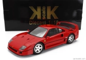 Kk-scale Ferrari F40 1987 - Black Interior 1:18 Rosso Ferrari Červená