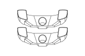Turbo Racing predné svetlá C71 2 ks