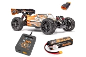 RC auto SPIRIT NXT RR BRUSHLESS buggy (vč. LiPo a nabíječe), oranžová