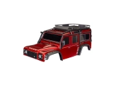 Traxxas TRX-4 Land Rover Defender červená karoséria (bez tlačidiel)